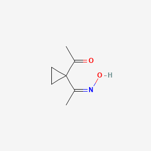 Ethanone,1-(1-acetylcyclopropyl)-,1-oxime(9ci)