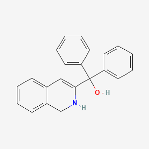 molecular formula C22H19NO B13834516 Isoquinoline-3-yl diphenyl methanol 