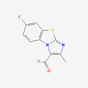 6-Fluoro-2-methylimidazo[2,1-b][1,3]benzothiazole-1-carbaldehyde