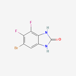 6-Bromo-4,5-difluoro-1H-benzo[d]imidazol-2(3H)-one