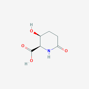 molecular formula C6H9NO4 B13834564 (2R,3S)-3-Hydroxy-6-oxopiperidine-2-carboxylic acid 