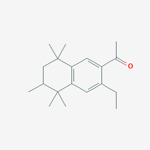 1-(3-Ethyl-5,5,6,8,8-pentamethyl-tetralin-2-yl)ethanone