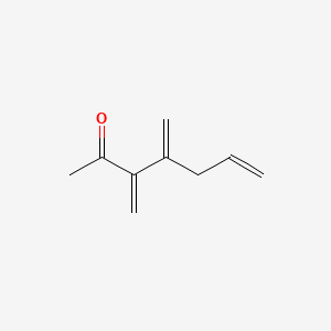 molecular formula C9H12O B13834612 3,4-Dimethylidenehept-6-en-2-one 