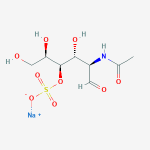 Sodium (2R,3R,4R,5R)-5-acetamido-1,2,4-trihydroxy-6-oxohexan-3-yl sulfate