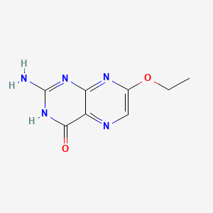 molecular formula C8H9N5O2 B13834648 2-amino-7-ethoxy-3H-pteridin-4-one 