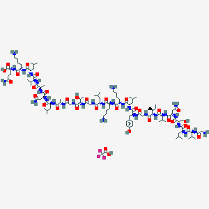 molecular formula C114H195F3N30O33 B13834669 G-V-L-S-N-V-I-G-Y-L-K-K-L-G-T-G-A-L-N-A-V-L-K-Q 