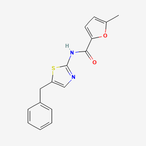 molecular formula C16H14N2O2S B13834685 N-(5-benzyl-1,3-thiazol-2-yl)-5-methylfuran-2-carboxamide 