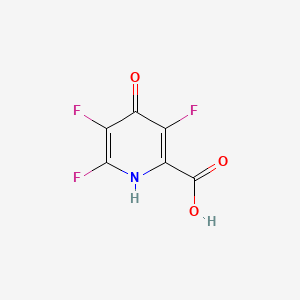 molecular formula C6H2F3NO3 B13834693 3,5,6-trifluoro-4-hydroxy-2-Pyridinecarboxylic acid 