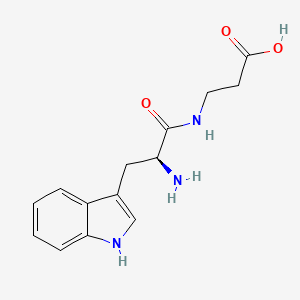 molecular formula C14H17N3O3 B13834699 H-TRP-beta-ALA-OH 