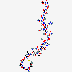 molecular formula C147H242N44O50S2 B13834709 32a-Gly-calcitonin (Salmon) Trifluoroacetic Acid 