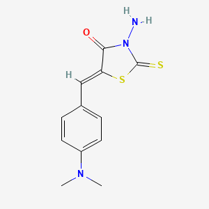 3-Amino-5-[1-(4-dimethylamino-phenyl)-meth-(Z)-ylidene]-2-thioxo-thiazolidin-4-one