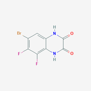 B1383475 7-Bromo-5,6-difluoroquinoxaline-2,3(1H,4H)-dione CAS No. 1820707-83-2