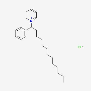 molecular formula C24H36ClN B13834872 1-(Dodecylbenzyl)pyridinium chloride CAS No. 30901-67-8