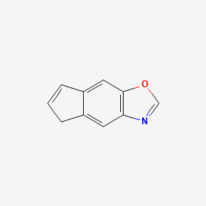 molecular formula C10H7NO B13834883 5H-Indeno[5,6-d]oxazole CAS No. 451-41-2