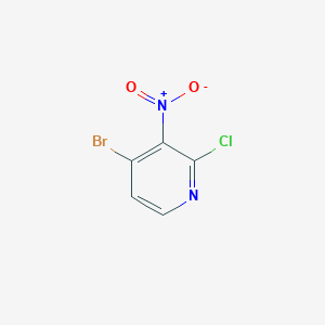 molecular formula C5H2BrClN2O2 B1383491 4-溴-2-氯-3-硝基吡啶 CAS No. 1379309-70-2