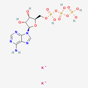 molecular formula C10H16K2N5O13P3 B1383492 三磷酸腺苷钾盐 CAS No. 42373-41-1