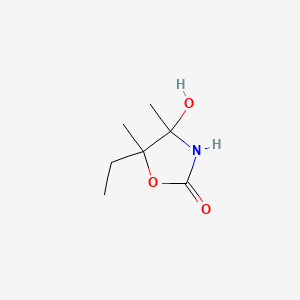 5-Ethyl-4-hydroxy-4,5-dimethyl-1,3-oxazolidin-2-one