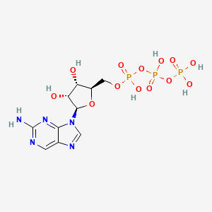 molecular formula C10H16N5O13P3 B1383493 n2PuTP CAS No. 23001-60-7