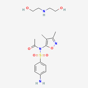 Gantrisin diethanolamine salt