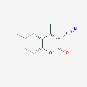 3-Cyano-4,6,8-trimethylcoumarin