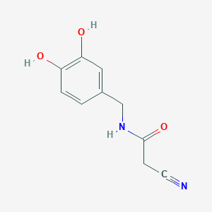 2-Cyano-N-(3,4-dihydroxybenzyl)acetamide