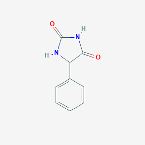 molecular formula C9H8N2O2 B013835 5-苯基乙内酰脲 CAS No. 89-24-7