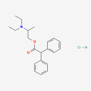 2-(Diethylamino)propyl 2,2-diphenylacetate;hydrochloride