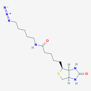 molecular formula C15H26N6O2S B1383502 5-(Biotinamido)pentylazide CAS No. 1349190-76-6