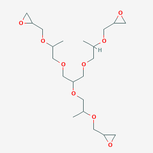 2,2'-(3,10-Dimethyl-6-((2-(oxiran-2-ylmethoxy)propoxy)methyl)-2,5,8,11-tetraoxadodecane-1,12-diyl)dioxirane