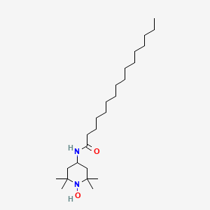 molecular formula C25H50N2O2 B13835060 N-(1-hydroxy-2,2,6,6-tetramethylpiperidin-4-yl)hexadecanamide 