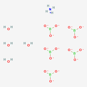 molecular formula B5H12NO19-14 B13835062 Azanium;pentaborate;tetrahydrate 