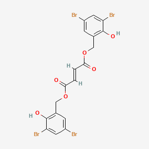 Bis(3,5-dibromo-2-hydroxybenzyl) fumarate