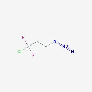 molecular formula C3H4ClF2N3 B1383509 3-Azido-1-chloro-1,1-difluoropropane CAS No. 1909316-86-4