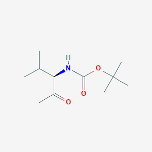 molecular formula C11H21NO3 B13835090 tert-butyl N-[(3R)-2-methyl-4-oxopentan-3-yl]carbamate 