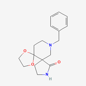 7-N-Benzyl-1-oxo-2,7-diazaspiro[4.5]decan-10-one ethylene ketal