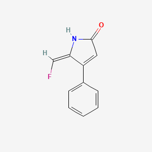 (5Z)-5-(fluoromethylidene)-4-phenyl-2,5-dihydro-1H-pyrrol-2-one