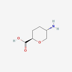 (2R,5S)-5-aminooxane-2-carboxylic acid