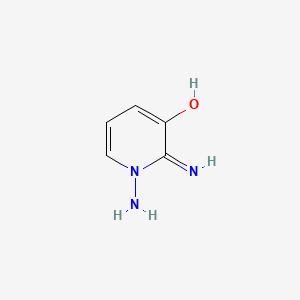 molecular formula C5H7N3O B13835237 1-Amino-2-iminopyridin-3-ol 