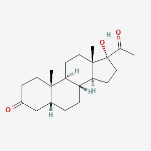 (5S,8R,9S,10S,13S,14S,17R)-17-acetyl-17-hydroxy-10,13-dimethyltetradecahydro-1H-cyclopenta[a]phenanthren-3(2H)-one