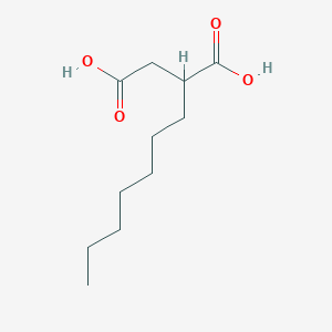 molecular formula C11H20O4 B13835277 2-Heptylbutanedioic acid CAS No. 3507-63-9