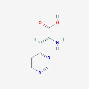 B138353 (Z)-2-Amino-3-(pyrimidin-4-yl)acrylic acid CAS No. 153690-05-2
