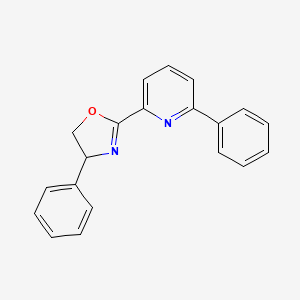 molecular formula C20H16N2O B13835302 4-Phenyl-2-(6-phenylpyridin-2-yl)-4,5-dihydro-1,3-oxazole 