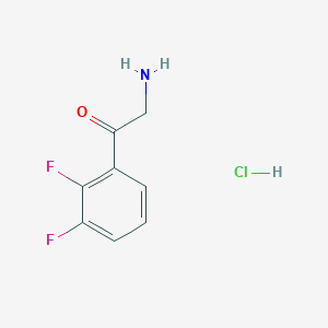 2-amino-1-(2,3-difluorophenyl)ethanone HCl