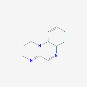 molecular formula C11H13N3 B13835332 2,3,6a,10a-tetrahydro-1H-pyrimido[1,2-a]quinoxaline 