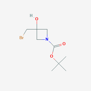 Tert-butyl 3-(bromomethyl)-3-hydroxyazetidine-1-carboxylate