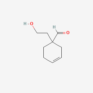 1-(2-Hydroxyethyl)cyclohex-3-ene-1-carbaldehyde