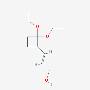 (E)-3-(2,2-diethoxycyclobutyl)prop-2-en-1-ol