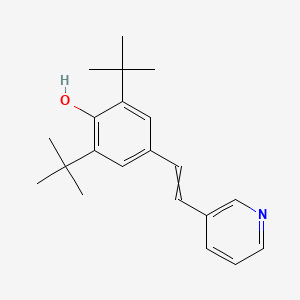 2,6-Ditert-butyl-4-(2-pyridin-3-ylethenyl)phenol