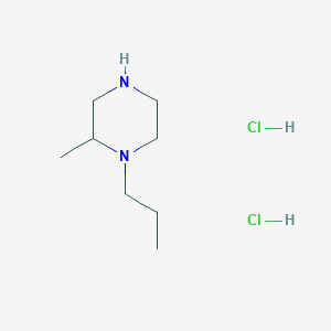 molecular formula C8H20Cl2N2 B13835404 2-Methyl-1-propylpiperazine;dihydrochloride 