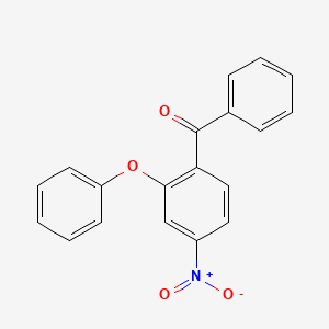 molecular formula C19H13NO4 B13835431 (4-Nitro-2-phenoxyphenyl)-phenylmethanone 